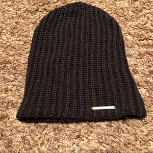 Love Your Melon Charcoal Gold Bar Beanie